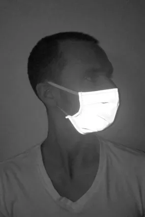 Silver Photobomber Reflective Mask