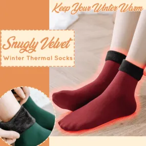 Snugly Velvet Winter Thermal Socks