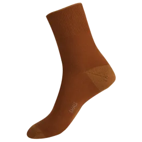 Soft Merino Short Leg Socks in Terracotta - Aussie Made