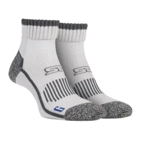 Storm bloc - 1 pair mens cotton ankle socks (9-12 / ecru)