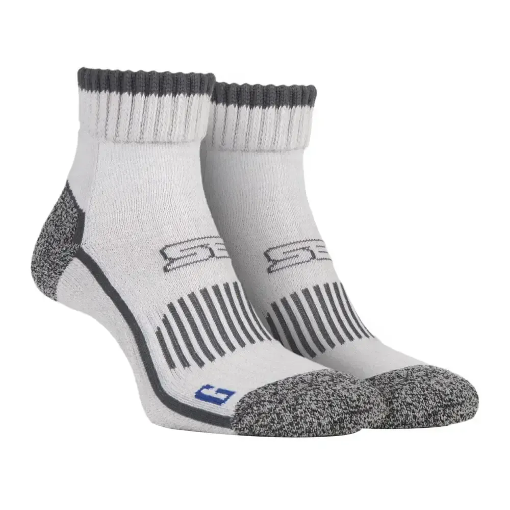 Storm bloc - 1 pair mens cotton ankle socks (9-12 / ecru)