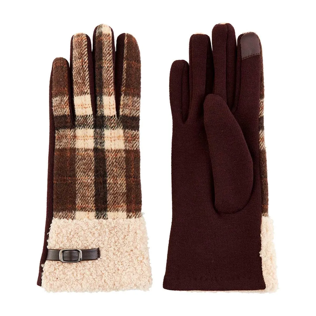 Tartan Boucle Gloves