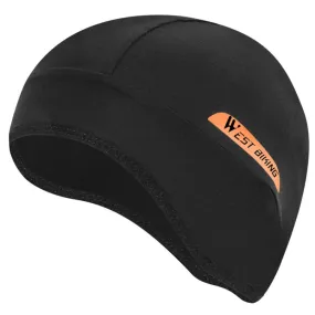 West Biking YP0201294 Summer Ice Silk Hat Riding Windproof Hood Breathable And Quick-Drying Helmet Lining Cap, Size: Free Size(Black)