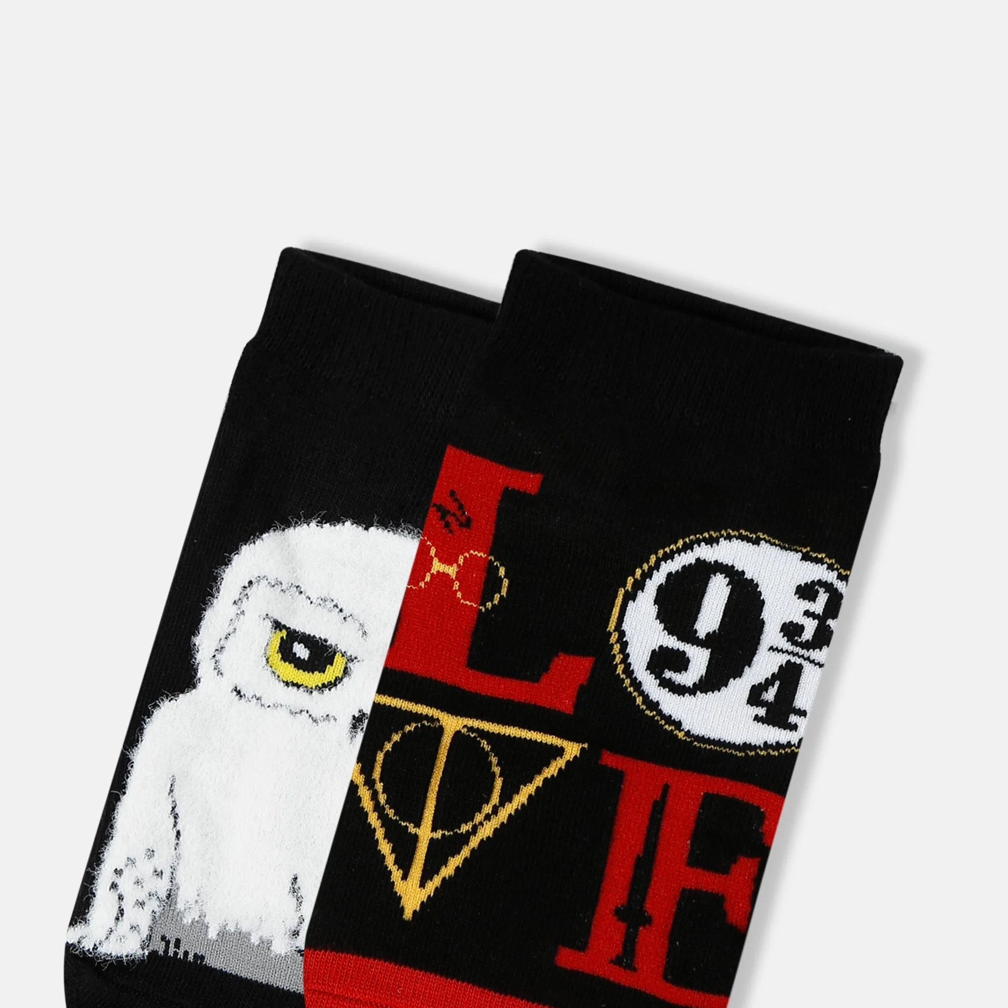 Women’s Harry Potter Owl & Iconic Symbols Ankle Socks