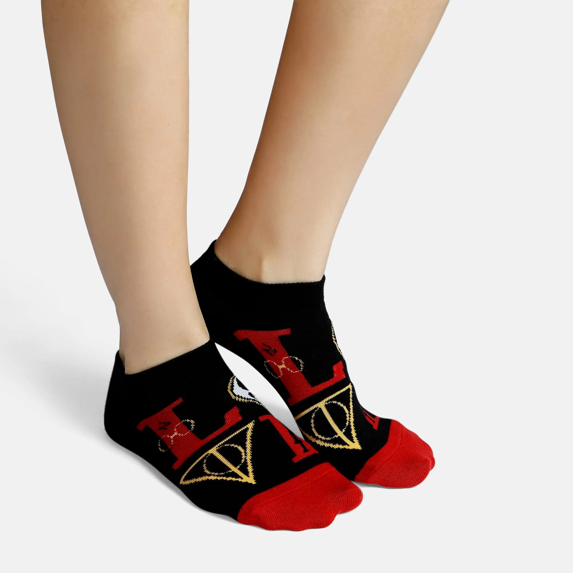 Women’s Harry Potter Owl & Iconic Symbols Ankle Socks