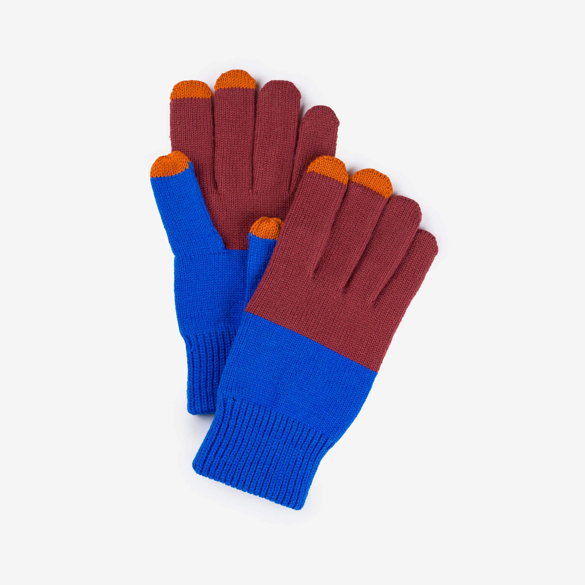 XL Colorblock Touchscreen Gloves