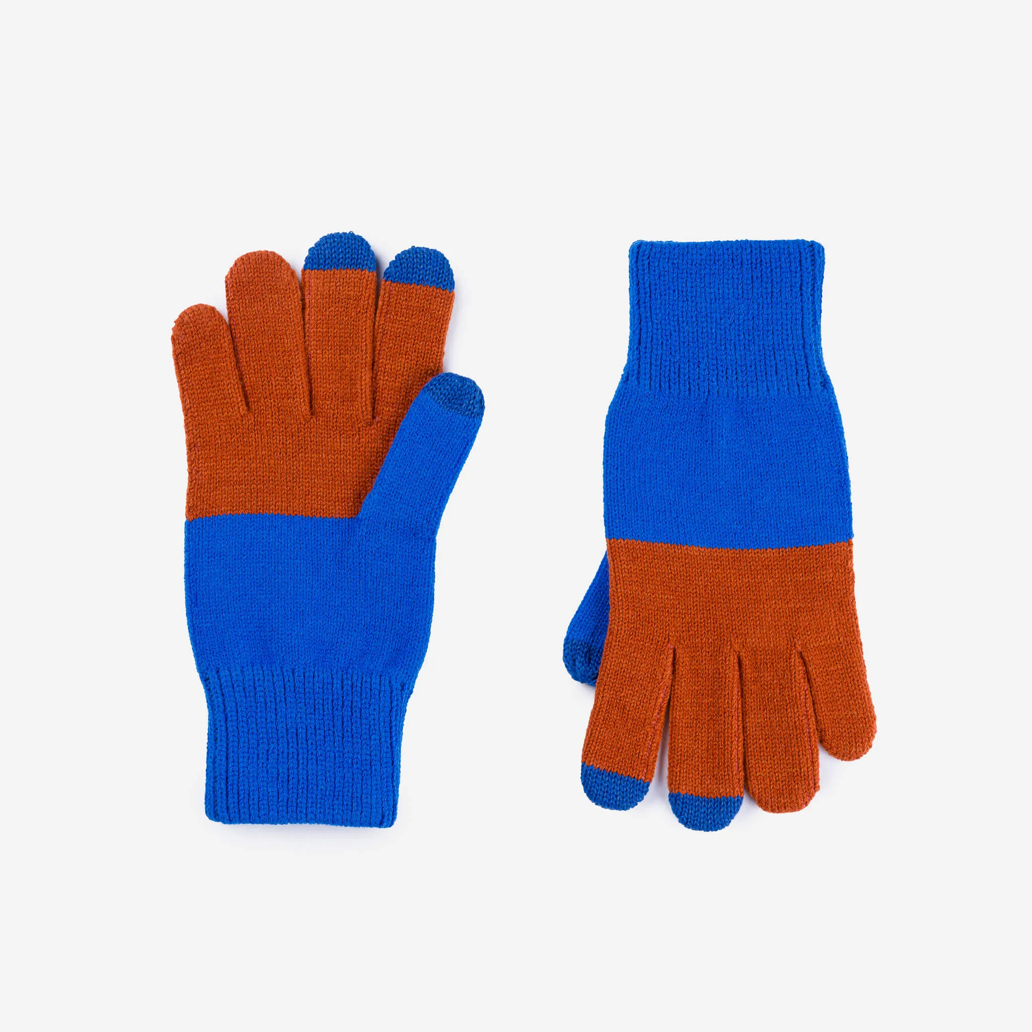 XL Colorblock Touchscreen Gloves