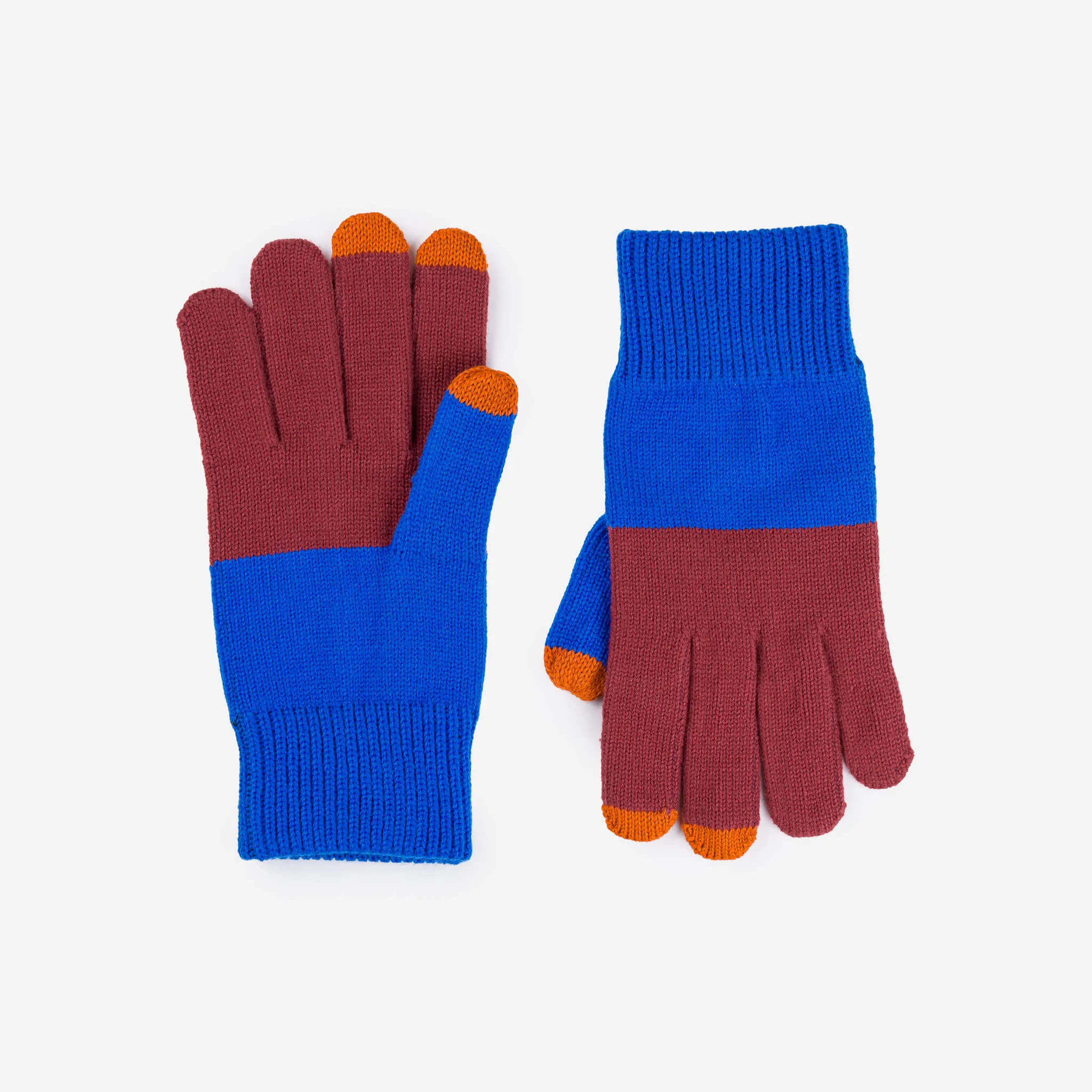 XL Colorblock Touchscreen Gloves