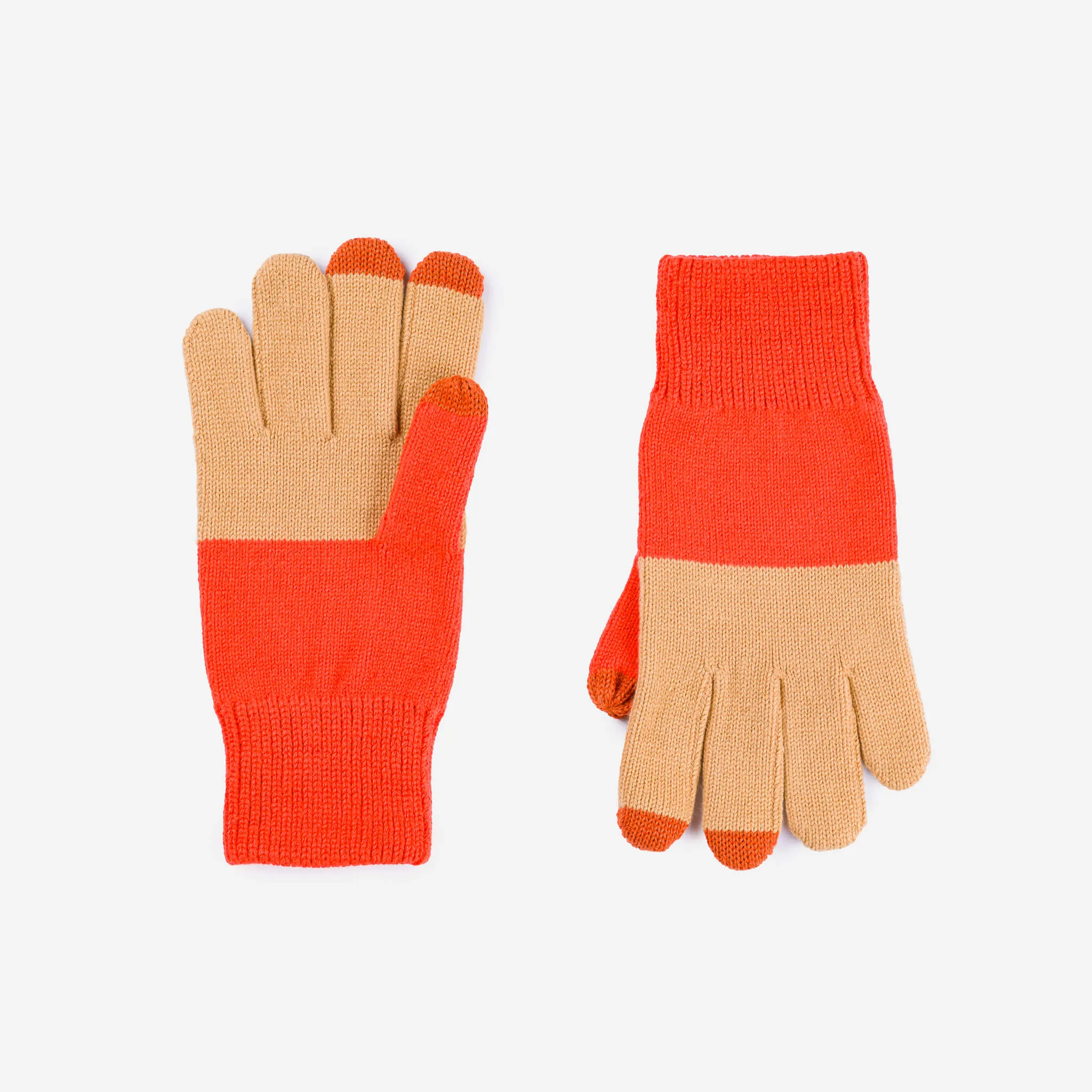 XL Colorblock Touchscreen Gloves