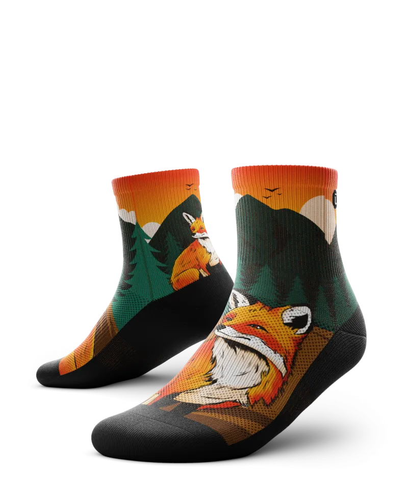 Zero Fox Quarter Socks