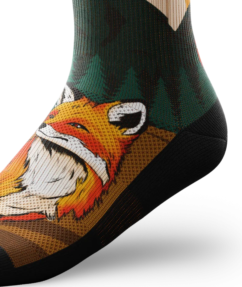 Zero Fox Quarter Socks