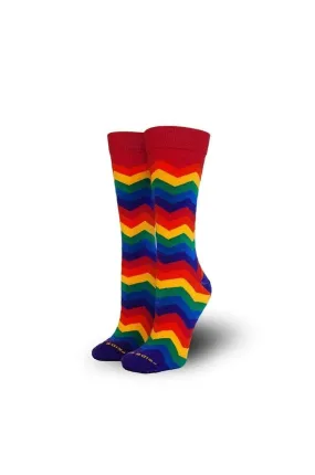 ZigZag Pride Socks, Adult